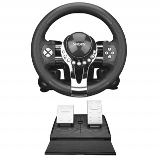 Snopy V5H Gaming Wheel USB Metallic Pro  (PC, Pedál szett váltóval) Több platform