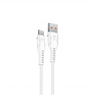 S-Link kábel - SL-X241 (2.4A, 12W, Gyorstöltés, Micro USB, 100cm adat+töltőkábel, fekete) Mobil