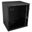 S-Link Rack Cabinet - 12U 19" Wall mountable (530x400mm, Flatpack, Black) thumbnail