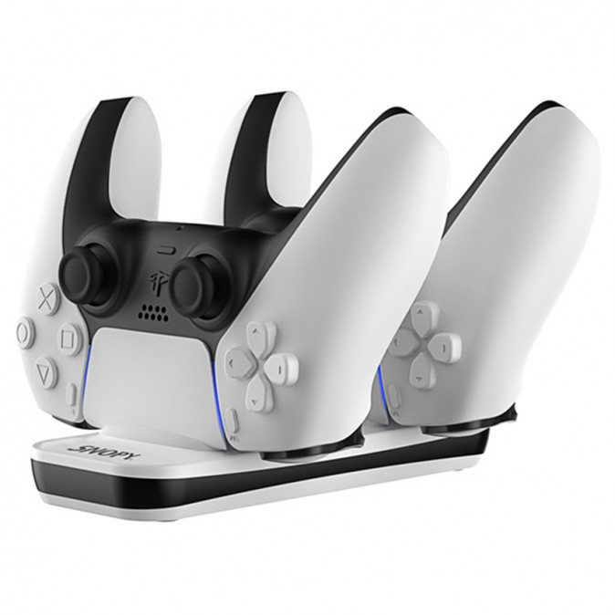 Snopy Gamepad Charger - SG-PS5 (Fehér) PS4