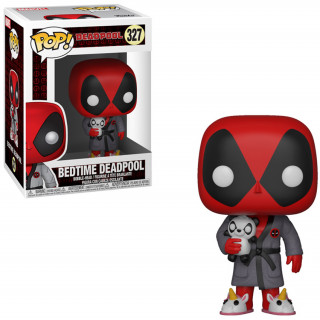 Funko Pop! Bobble: Marvel: Deadpool Playtime: Deadpool in Robe #327 Vinyl Figura Ajándéktárgyak