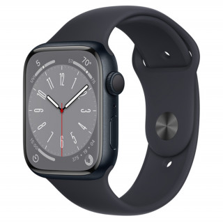 Apple Watch Series 8 GPS 45 mm Éjfekete Mobil