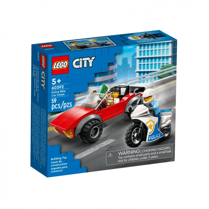 LEGO City Rendőrségi motoros autós üldözés (60392) Játék