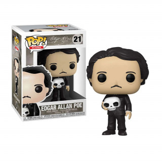 Funko Pop! Icons: Edgar Allan Poe W/ Skull #21 Vinyl Figura Ajándéktárgyak