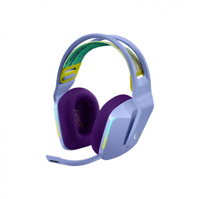 Logitech G733 vezeték nélküli headset - Lila PC