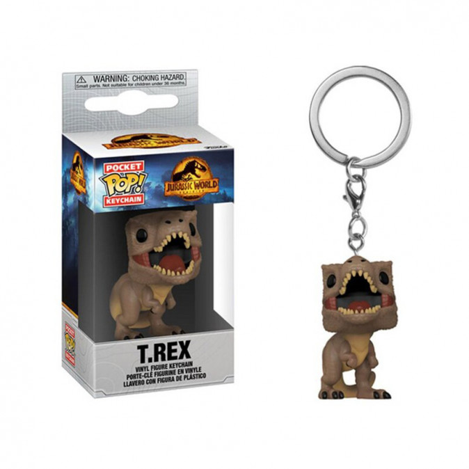 Funko Pocket Pop! Jurassic World: Dominion - T-Rex Vinyl Kulcstartó Figura  Ajándéktárgyak