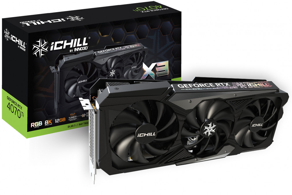 Inno3D GeForce RTX 4070 TI 12GB DDR6X iChill X3 PC