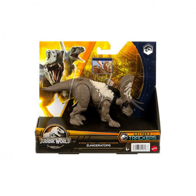 Jurassic World Strike Attack Dino Trackers - Zuniceratops (HLN63-HLN66) Játék