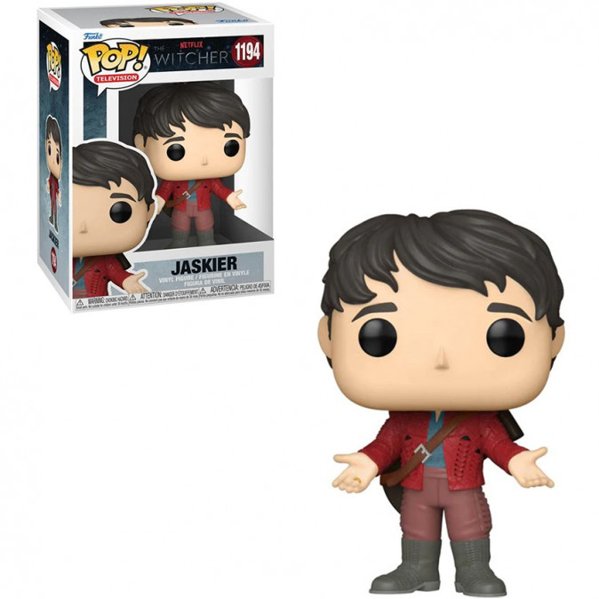 Funko Pop! Television: Witcher - Jaskier (Red Outfit) #1194 Vinyl Figura Ajándéktárgyak