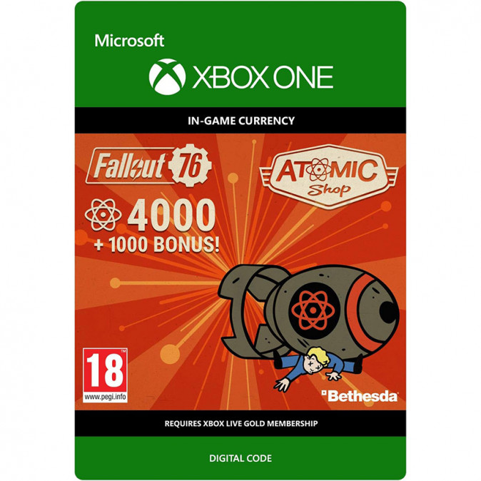 Fallout 76: 4000 (+1000 Bonus) Atoms ESD MS Xbox One