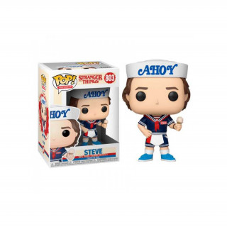 Funko Pop! #803 Television: Stranger Things - Steve with Hat and Ice Cream Vinyl Figura Ajándéktárgyak