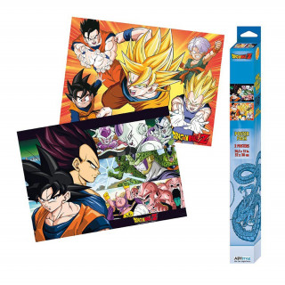 DRAGON BALL - Set 2 Chibi Poszterek - Abystyle Ajándéktárgyak