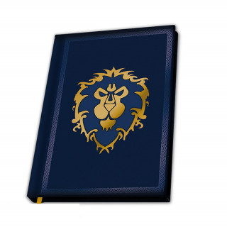 World of Warcraft "Alliance" A5 Premium Notebook - Abystyle Ajándéktárgyak