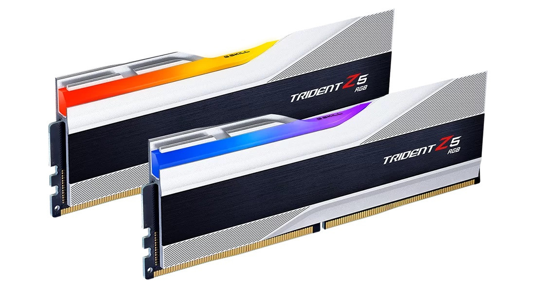 G.SKILL 32GB DDR5 6800MHz Kit(2x16GB) Trident Z5 RGB Silver PC