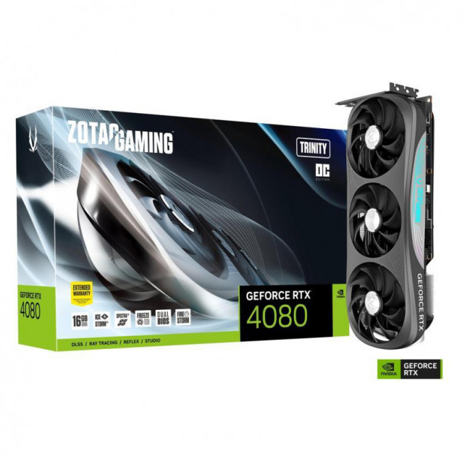 Zotac GeForce RTX 4080 16GB DDR6X Trinity OC PC