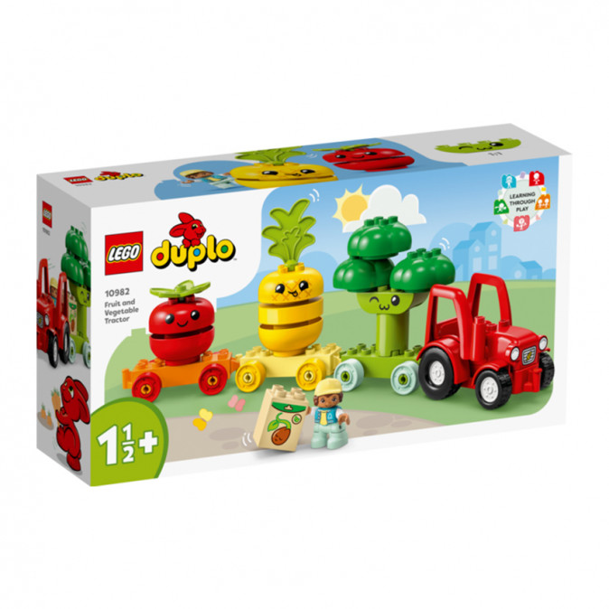 LEGO DUPLO: Gyümölcs- és zöldségtraktor (10982) Játék