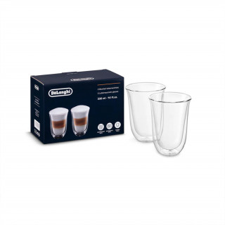 DeLonghi DLSC312 Latte Macchiato Üvegpohár 2 db 330 ml Otthon