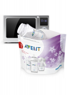 Philips Avent SCF297/05 5x Microwave Üveg Sterilizáló Otthon