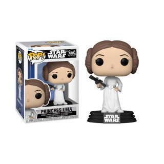 Funko Pop! #595 Disney Star Wars - Princess Leia Bobble-Head Vinyl Figura Ajándéktárgyak