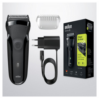 Braun 300BT Razor Borotva - Fekete Otthon