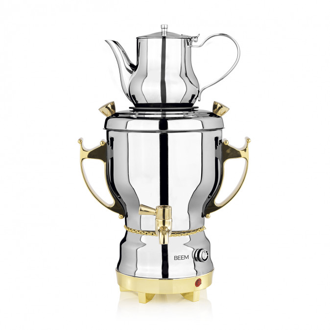 Beem Samovar Tea-Classic 3l 2200W Gold - Teafőző Otthon