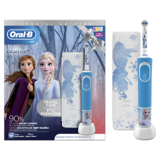 Oral-B D100 Vitality dječja četkica za zube - Frozen II + putna torbica Otthon