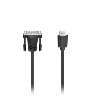 Hama FIC HDMI-DVI/D Összekötőkábel 1,5M, 4K, COM PC