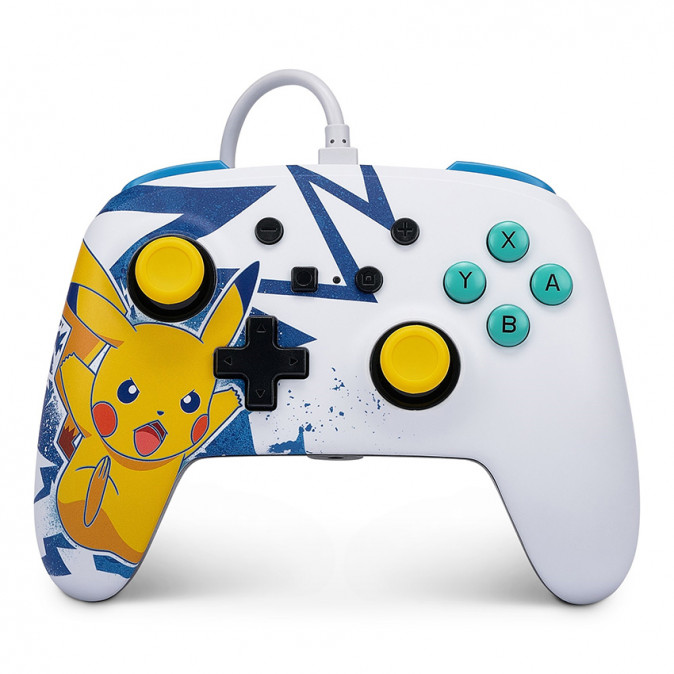 PowerA Enhanced Nintendo Switch Vezetékes Kontroller (Pikachu High Voltage) Nintendo Switch