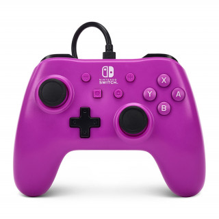 PowerA Nintendo Switch Vezetékes Kontroller (Grape Purple) Nintendo Switch