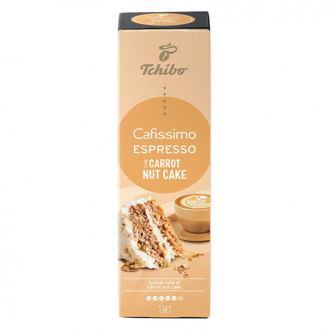 TCHIBO Caffe Espresso Carrot Nut Cake - Diós répatorta kapszula Otthon