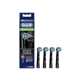 Oral-B CrossAction 4 db-os fekete fogkefefej szett Otthon