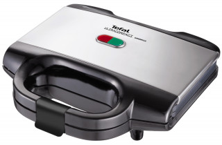 Tefal SM155212 UltraCompact Inox-Fekete Szendvicssütő Otthon