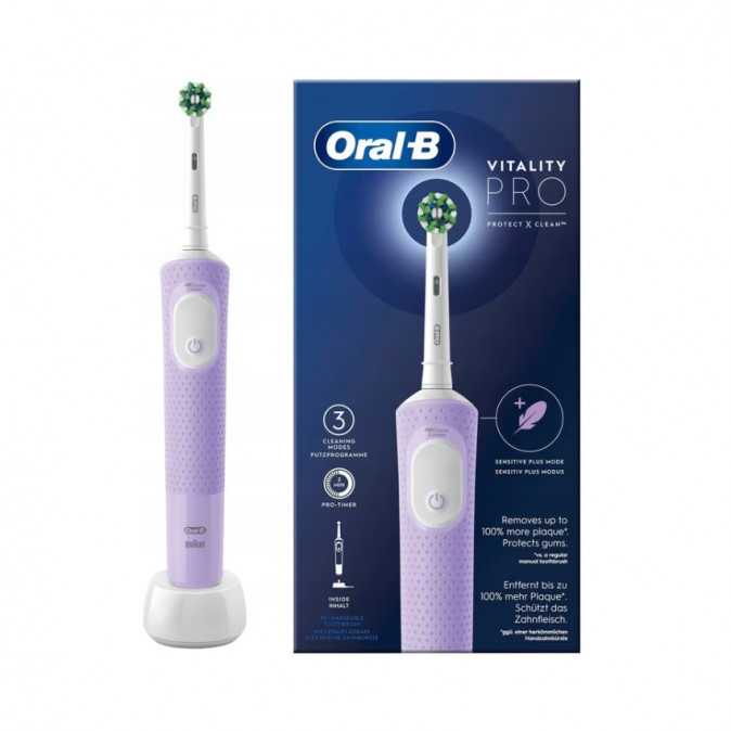 Oral-B D103 Vitality Lila elektromos fogkefe Otthon