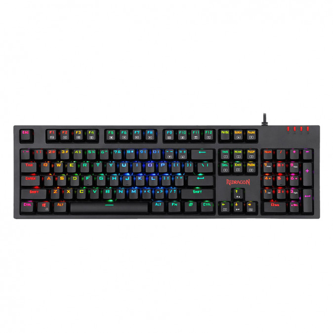 Redragon Amsa-Pro Gaming RGB Blue Switch billentyűzet (K592RGB-PRO_BLUE_HU) PC
