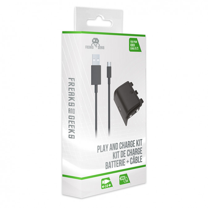 Freaks and Geeks - Xbox Series X Play And Charge 3m Fekete (330002) Xbox Series