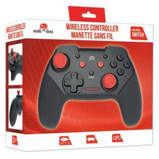 Freaks and Geeks - Nintendo Switch Wireless Controller Fekete/Piros (299128) Nintendo Switch