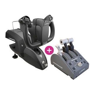 Thrustmaster TCA QUADRANT BOEING ED + Thrustmaster TCA YOKE BOEING Edition pro Bundle PC