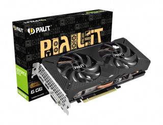 Palit GeForce GTX 1660Super GamingPro OC 6GB GDDR6 videokártya PC