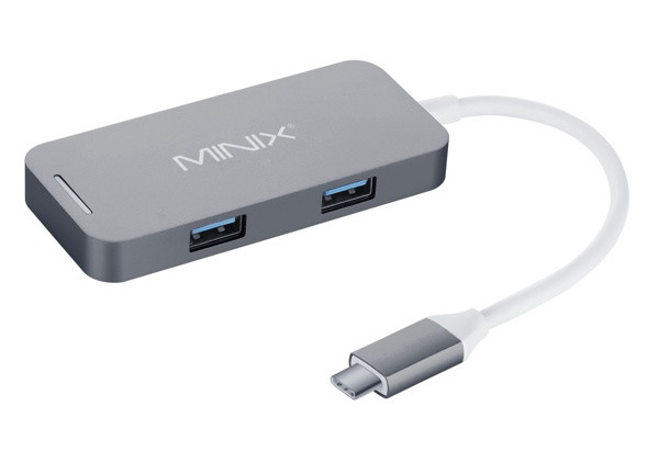 MINIX Átalakító - NEO C-HA (USB-C TO 4K @ 60Hz HDMI + 3.5mm AUDIO JACK ADAPTER) PC