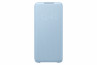 Samsung G985 Galaxy S20+ LED View Cover, gyári flip tok, kék, EF-NG985PL thumbnail