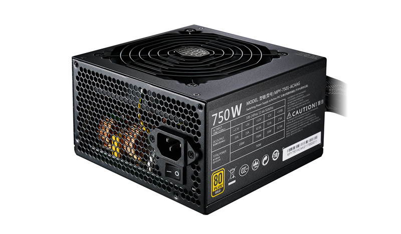 Cooler Master 750W 80+ Gold MWE Tápegység PC