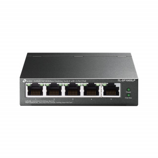 TP-LINK TL-SF1005LP 5-Port 10/100 Mbps Desktop Switch with 4-Port PoE PC