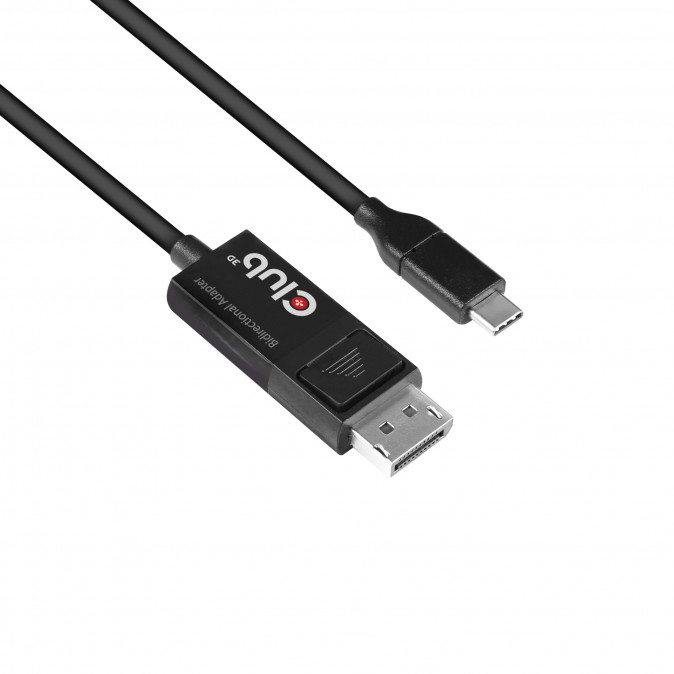 Club3D USB 3.1 Type-C - DisplayPort 1.4 cable 1,8m Black PC