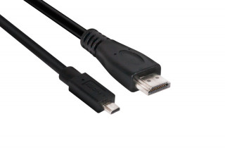 CLUB3D micro HDMI - HDMI 2.0 1m kábel PC