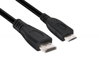 CLUB3D Mini HDMI - HDMI 2.0 1m kábel PC