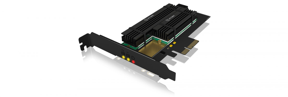 IcyBox PCIe extension card with M.2 M-Key socket for one M.2 NVMe SSD PC