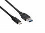 Club3D USB3.1 Type-C - USB3.1 Type-A kábel 1m Black thumbnail