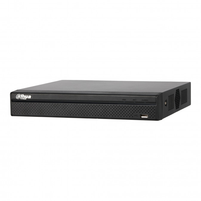 Dahua NVR Rögzítő - NVR4108HS-8P-4KS2 (8 csatorna, H265+, 80Mbps rögzítési sávszélesség, 8xPoE; HDMI+VGA, 2xUSB Otthon