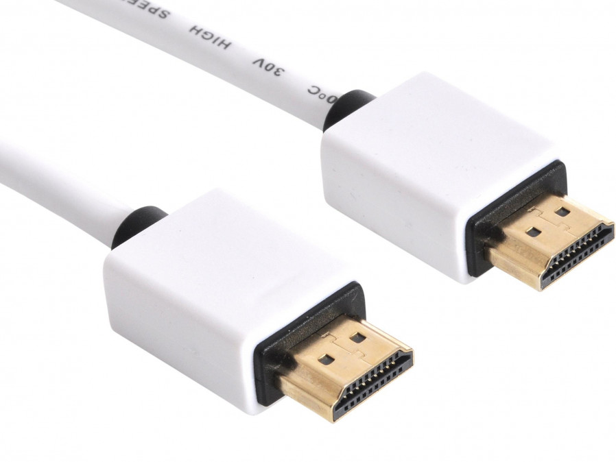Sandberg Kábel - HDMI Saver (1m; HDMI 2.0; fehér) PC