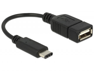 Delock 65579 USB Type-C 2.0 apa - USB A 2.0 anya 15cm PC